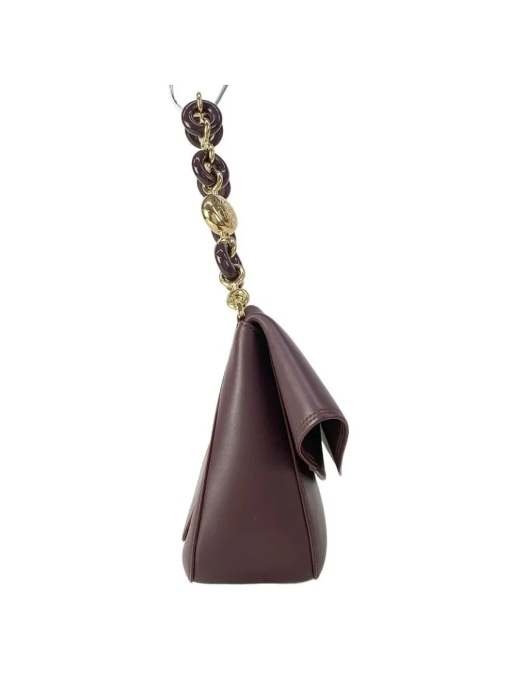 ★SOLD★ Loewe Handbag Ola Bag Bordeaux Donut Chain Strap - Picture 2 of 16